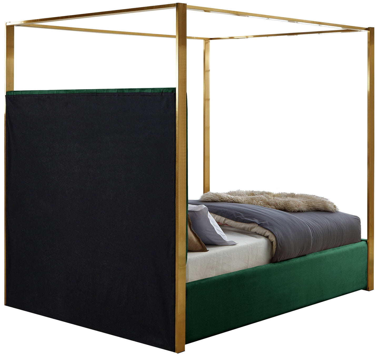 Jones Velvet Bed - Furniture Depot (7679023087864)