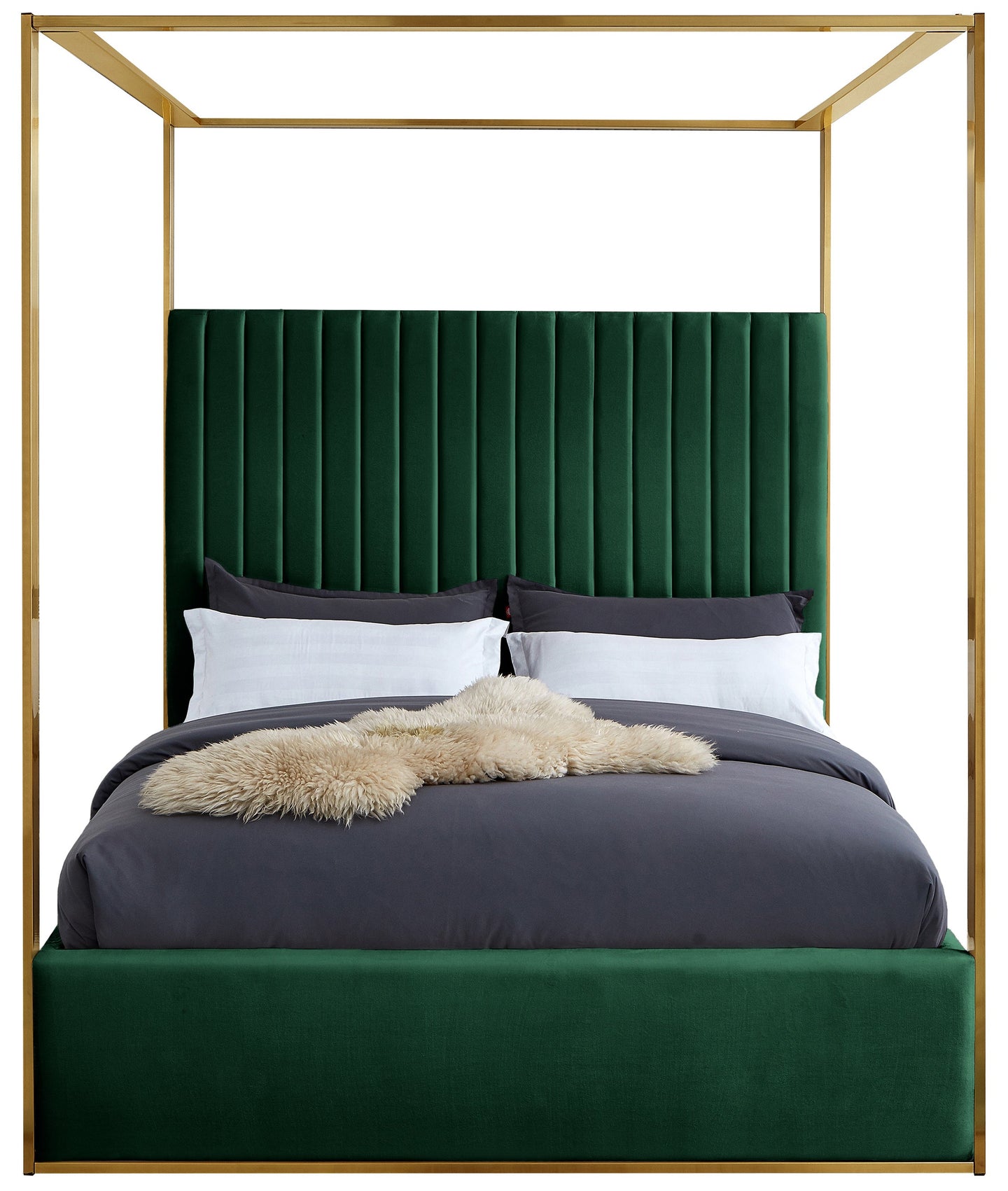 Jones Velvet Bed - Furniture Depot (7679023087864)