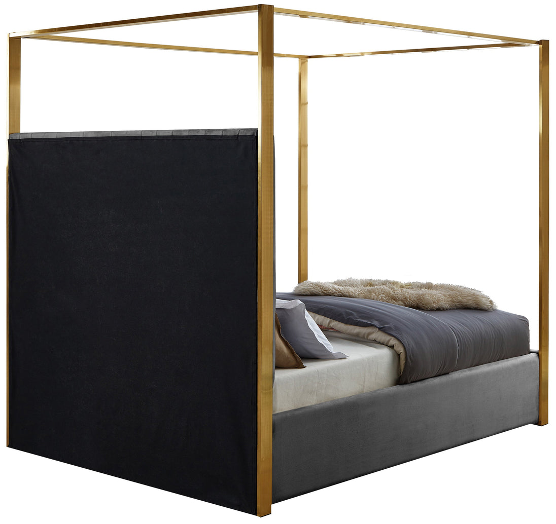 Jones Velvet Bed - Furniture Depot (7679023087864)