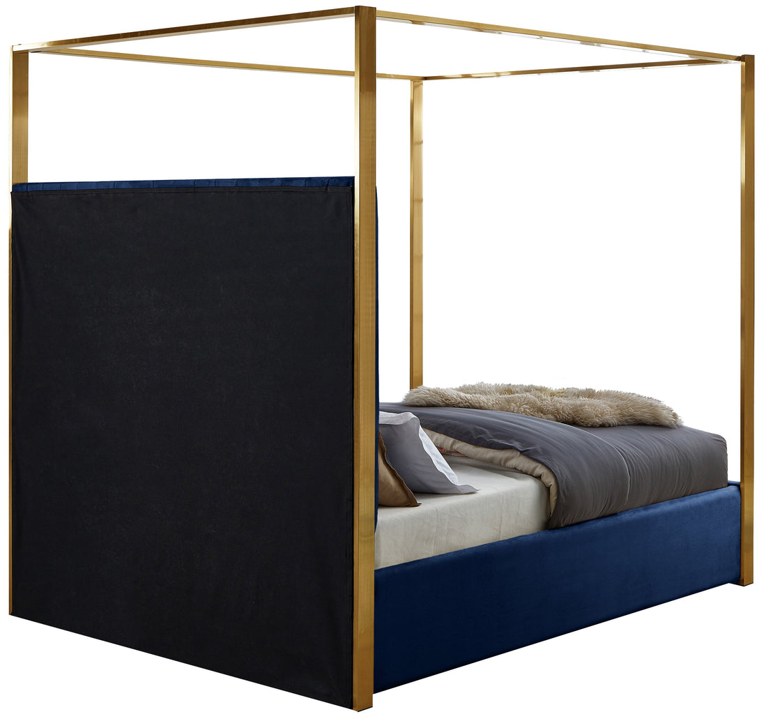 Jones Velvet Bed - Furniture Depot (7679023087864)