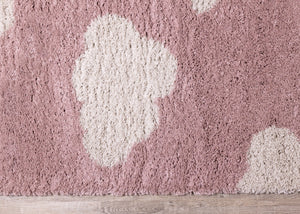Kalora Kids Pink Cream Clouds Rug - Furniture Depot