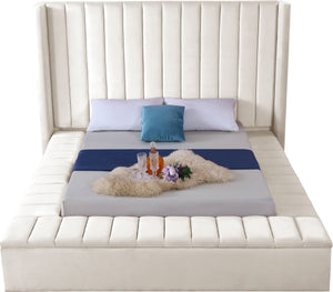Kiki Velvet Bed (3 Boxes) - Furniture Depot (7679023251704)