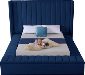 Kiki Velvet Bed (3 Boxes) - Furniture Depot (7679023251704)