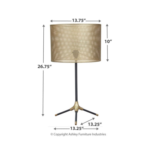 Mance Metal Table Lamp (1/CN) - Furniture Depot (3765810987061)