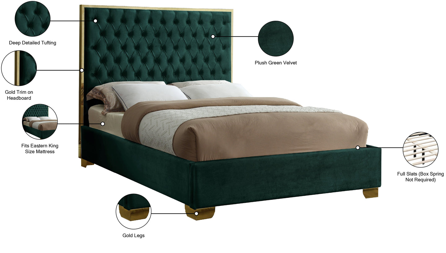 Lana Velvet Bed - Furniture Depot