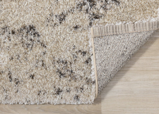 Lane Cream Brown Abstract Luxury Rug - Furniture Depot