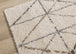 Lane Cream Grey Geometric Luxury Rug - Furniture Depot