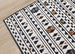 Lawson Cream Grey Orange Southwest Inspired Rug - Furniture Depot