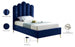 Lily Velvet Bed - Furniture Depot