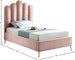 Lily Velvet Bed - Furniture Depot