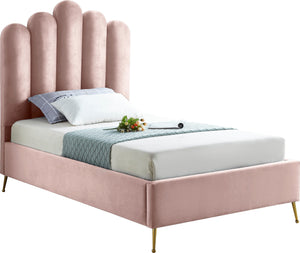 Lily Velvet Bed - Furniture Depot