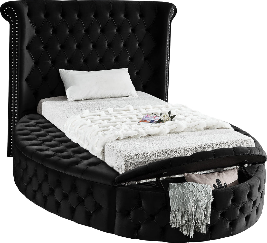 Luxus Velvet Bed (3 Boxes) - Furniture Depot