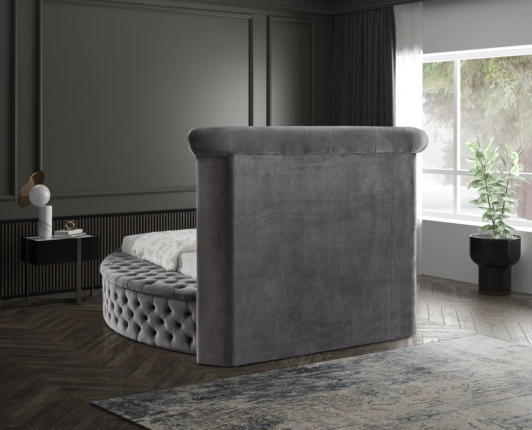 Luxus Velvet Bed (3 Boxes) - Furniture Depot