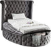 Luxus Velvet Bed (3 Boxes) - Furniture Depot