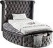 Luxus Velvet Bed (3 Boxes) - Furniture Depot