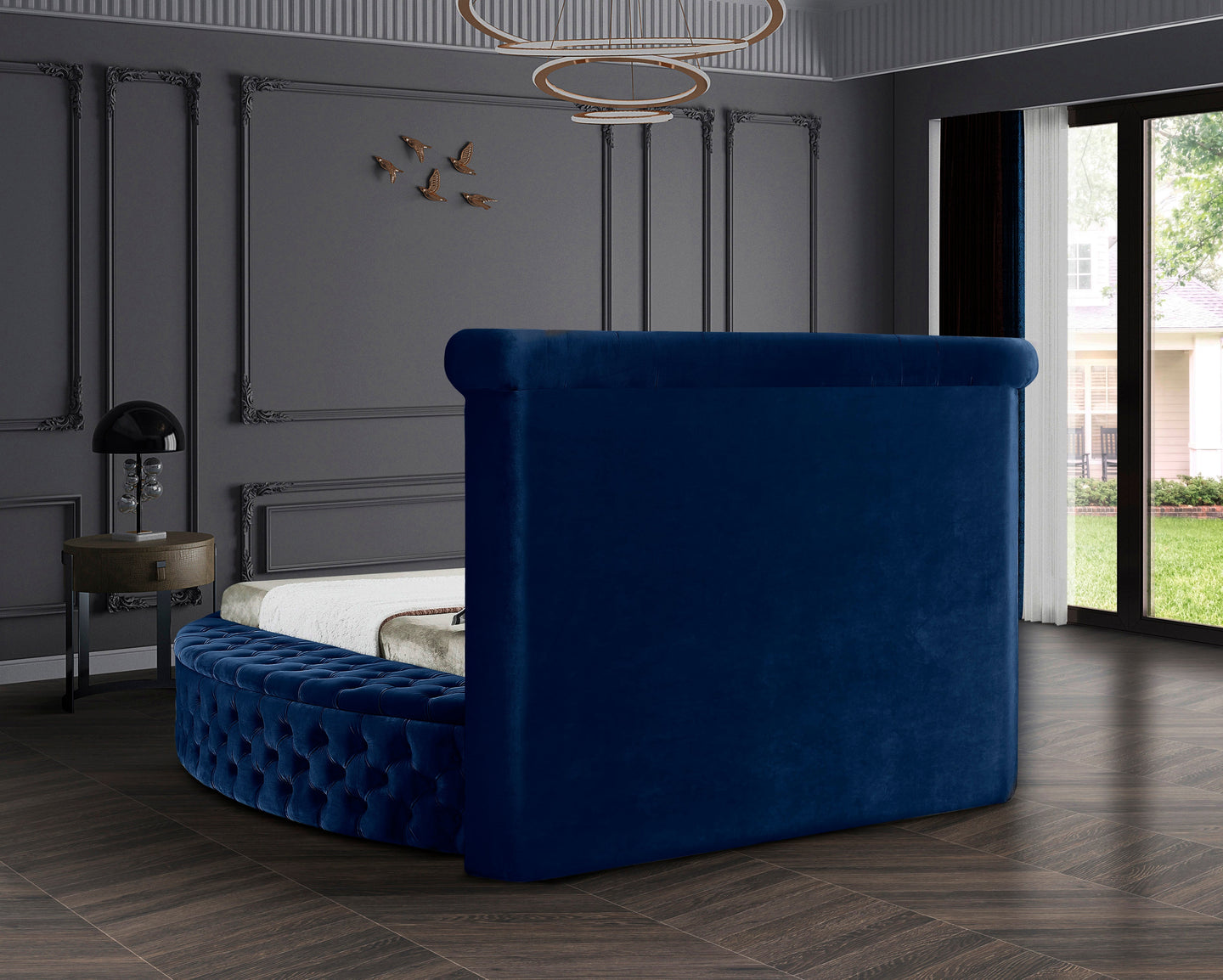 Luxus Velvet Bed (3 Boxes) - Furniture Depot