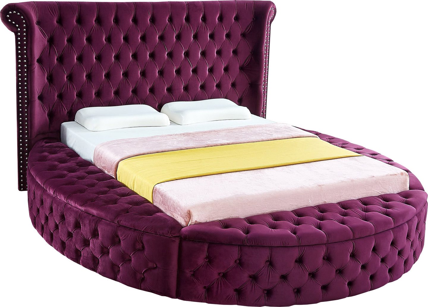 Luxus Velvet Bed (3 Boxes) - Furniture Depot