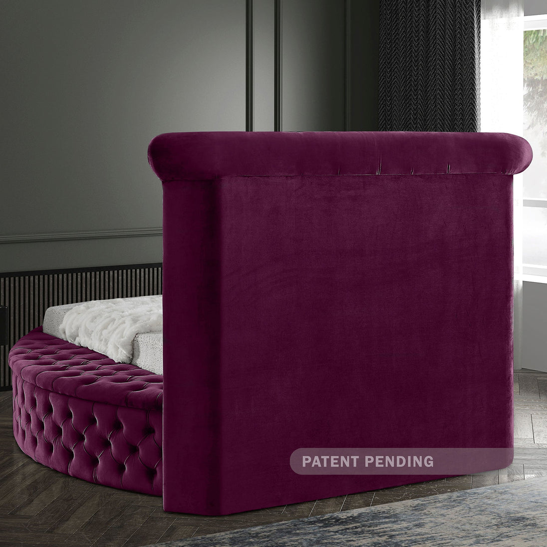 Luxus Velvet Bed (3 Boxes) - Furniture Depot