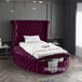 Luxus Velvet Bed (3 Boxes) - Furniture Depot