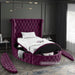 Luxus Velvet Bed (3 Boxes) - Furniture Depot