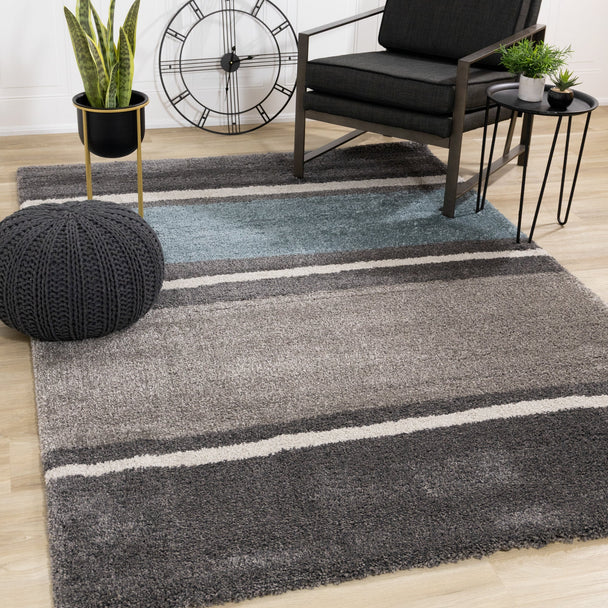 Maroq Lazy Stripes Soft Touch Rug - Furniture Depot