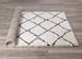 Maroq White Black Diamonds Soft Touch Rug - Furniture Depot