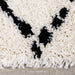 Maroq White Black Diamonds Soft Touch Rug - Furniture Depot