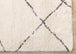 Maroq Cream Grey Uneven Trellis Rug - Furniture Depot