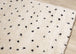 Maroq Cream Black Polka Dot Shag Rug - Furniture Depot