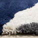 Maroq Grey Blue White Shag Rug - Furniture Depot