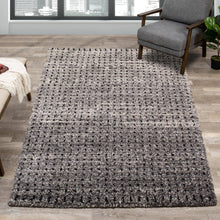 Load image into Gallery viewer, Maroq Grey White Black Distressed Dots Rug - Furniture Depot