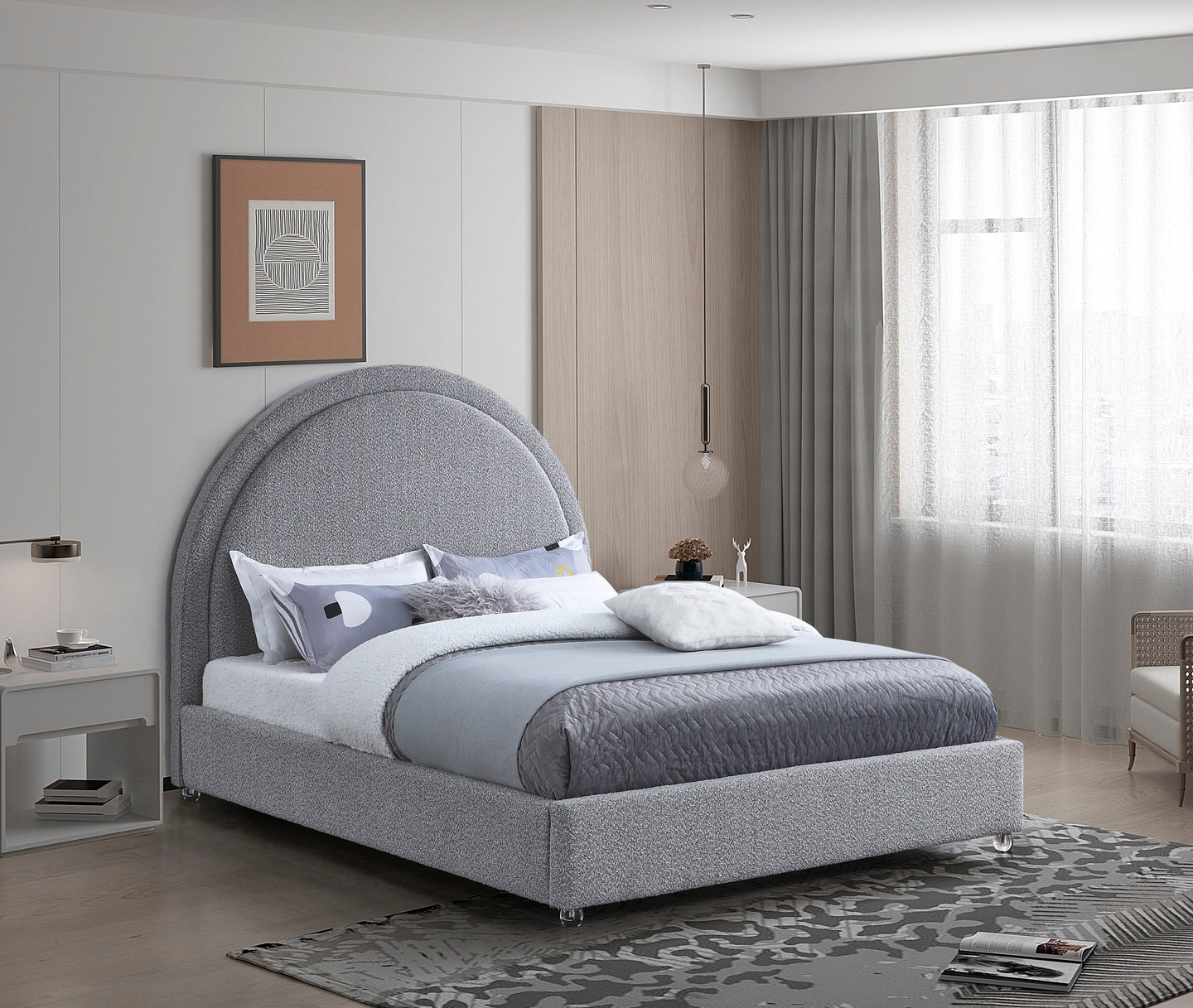 Milo Fabric Bed - Furniture Depot (7679024398584)