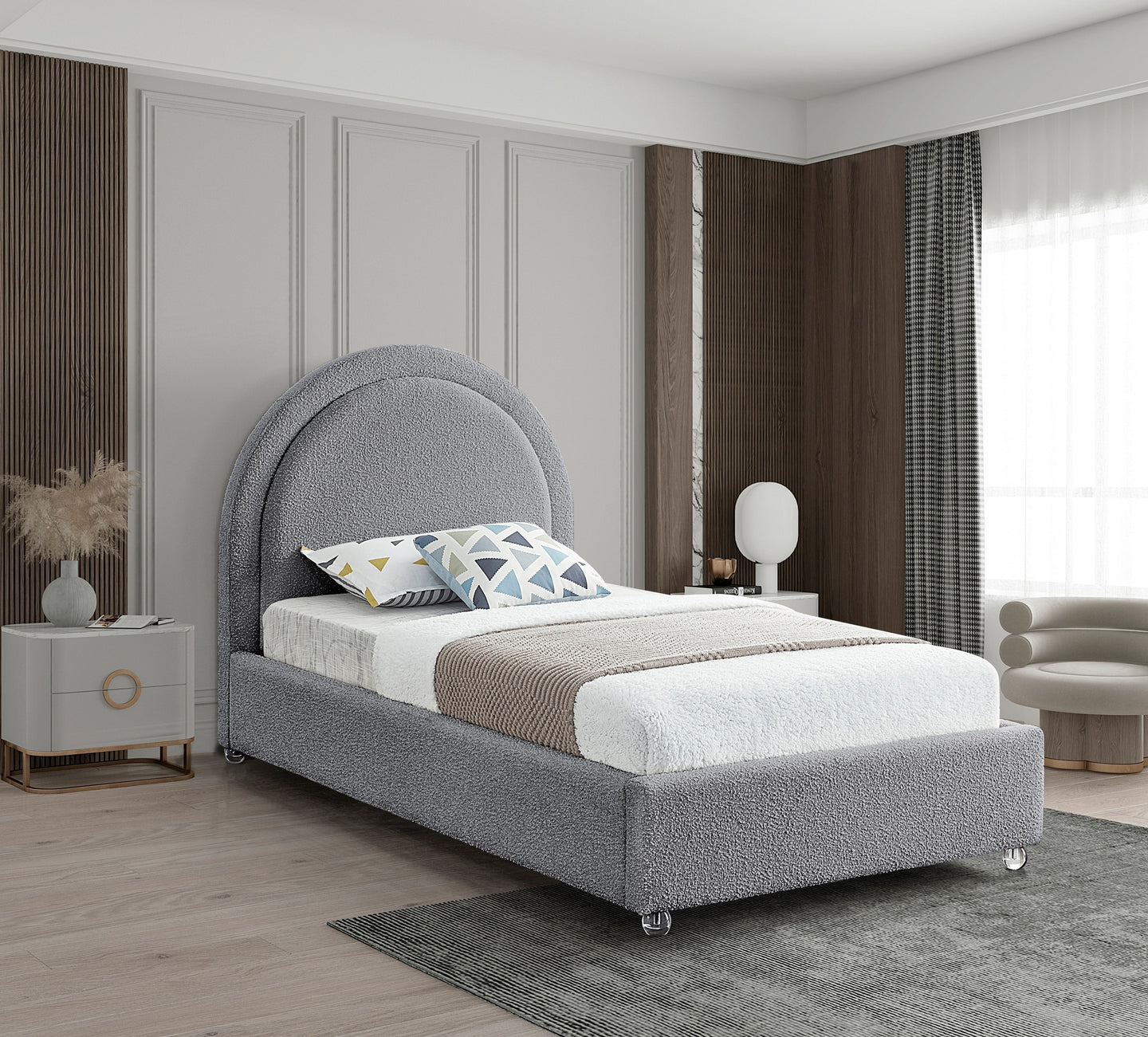 Milo Fabric Bed - Furniture Depot (7679024398584)