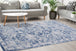 Monaco Blue Grey Cream Soft Elegant Rug - Furniture Depot