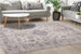 Monaco Cream Grey Blue Traditional Border Rug - Furniture Depot