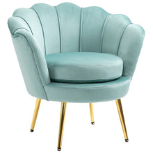 Load image into Gallery viewer, Alora Modern Velvet Accent Chair with Gold Metal Legs - Green - Furniture Depot (7629686931704)