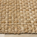 Naturals Jute Beige Basketweave Rug - Furniture Depot