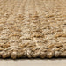 Naturals Jute Beige Basketweave Rug - Furniture Depot