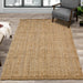 Naturals Beige Cream Jute Rug - Furniture Depot