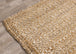 Naturals Beige Cream Jute Rug - Furniture Depot