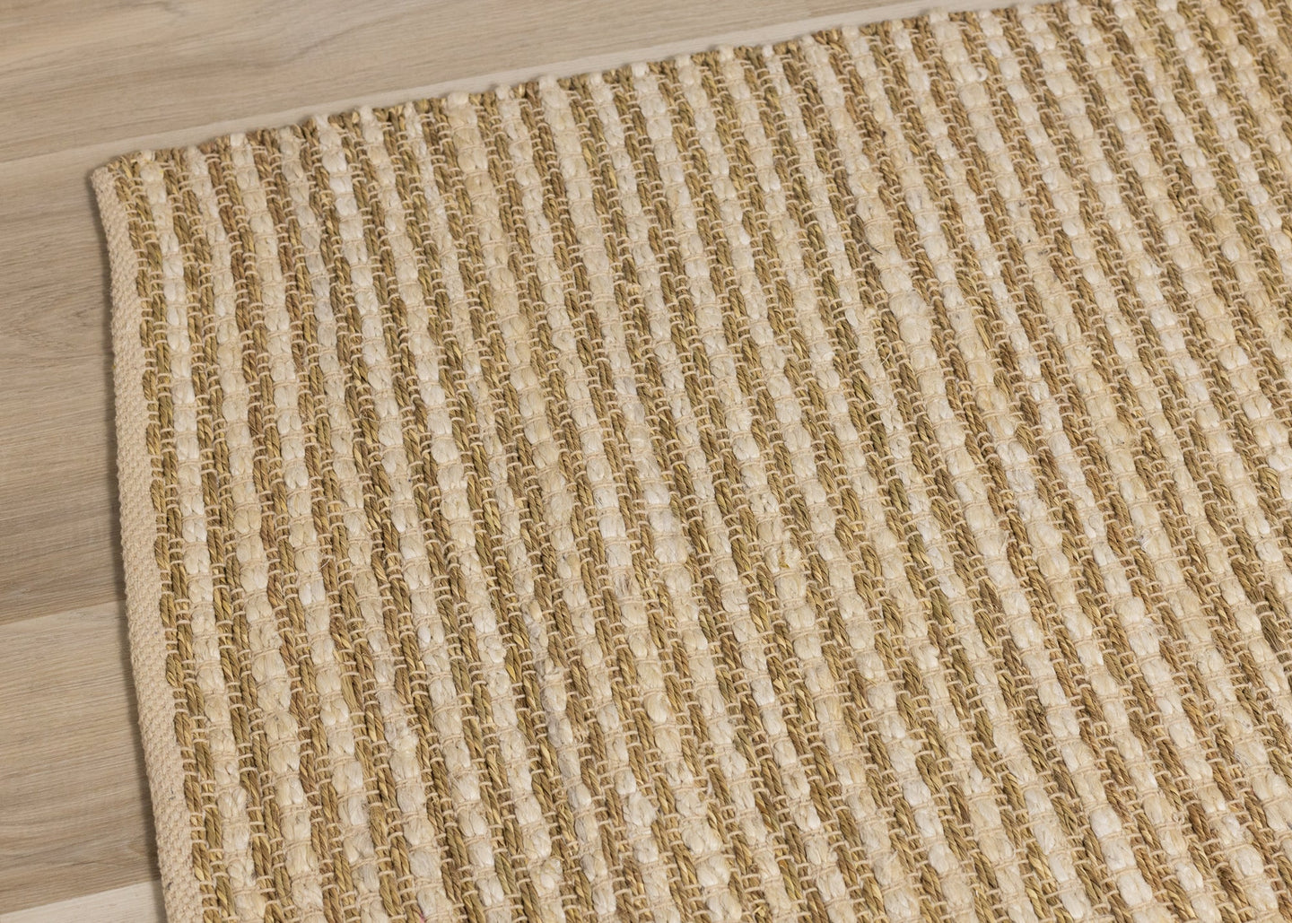 Naturals Beige Intricate Weave Rug - Furniture Depot