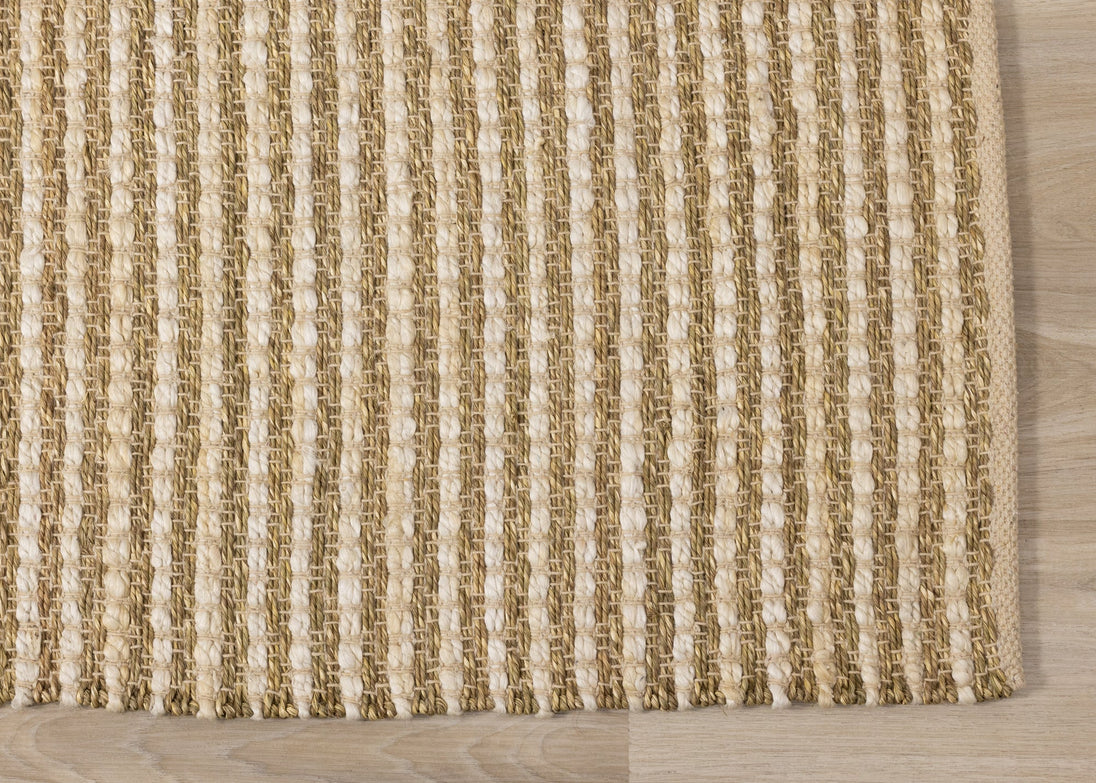 Naturals Beige Intricate Weave Rug - Furniture Depot