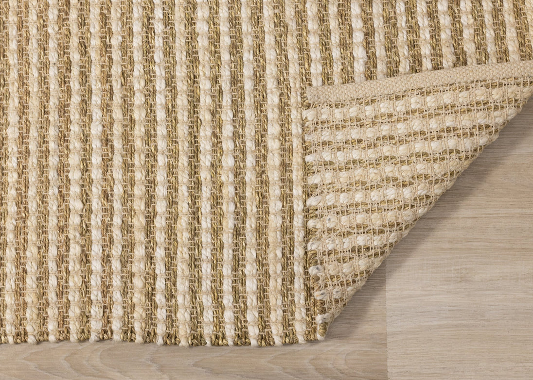 Naturals Beige Intricate Weave Rug - Furniture Depot