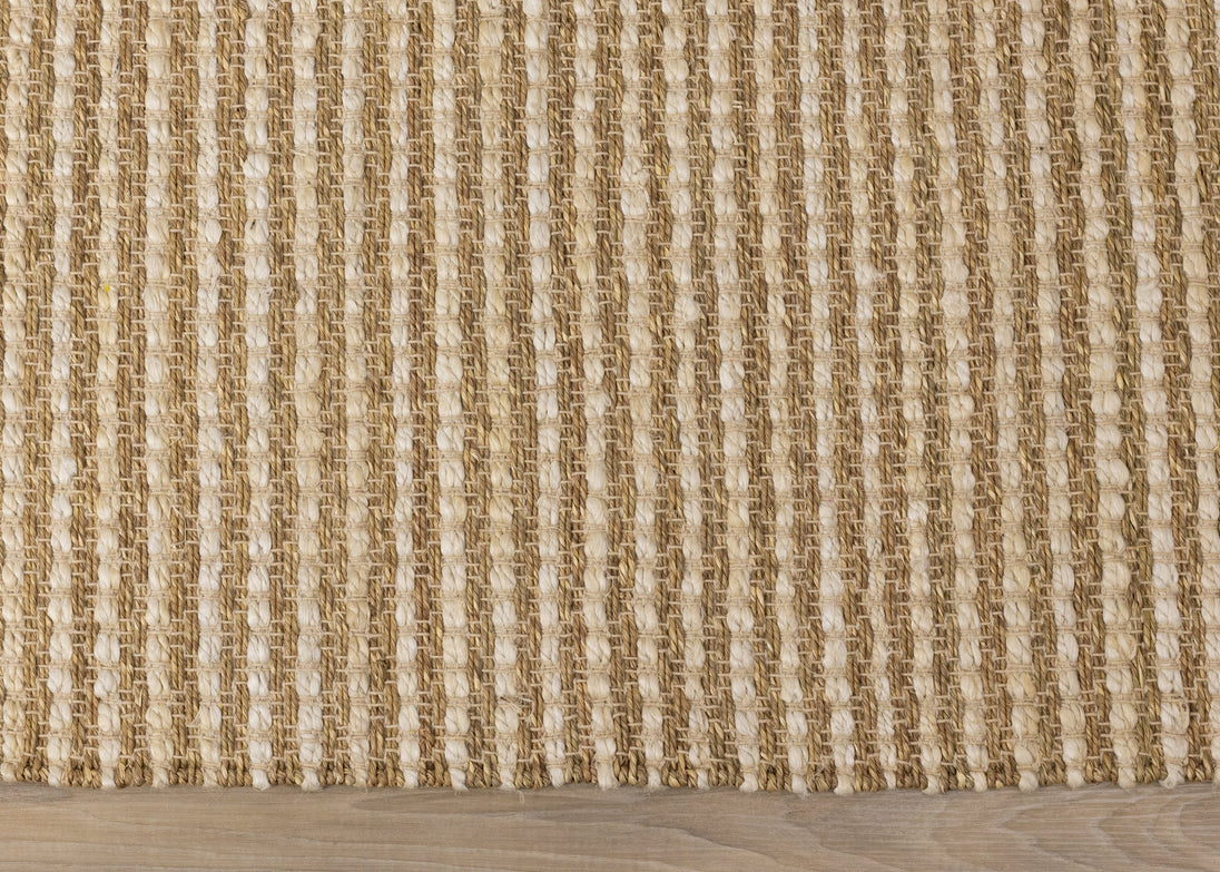 Naturals Beige Intricate Weave Rug - Furniture Depot