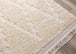 Novato Cream Diamond Shag Rug - Furniture Depot