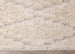 Novato Cream Diamond Shag Rug - Furniture Depot