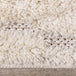 Novato Cream Diamond Shag Rug - Furniture Depot