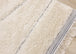 Novato Cream Grey Asymmetrical Lines Rug - Furniture Depot