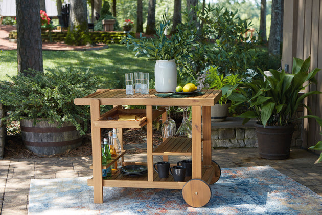 Kailani Serving Cart - Furniture Depot (7647286198520)