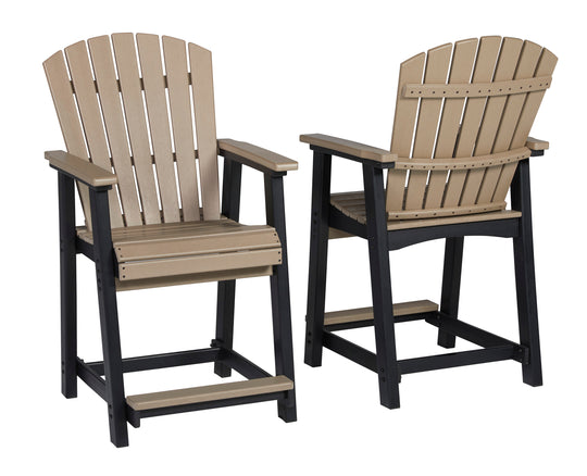 Fairen Trail Outdoor Counter Height Bar Stool (Set of 2) - Furniture Depot (7647315886328)